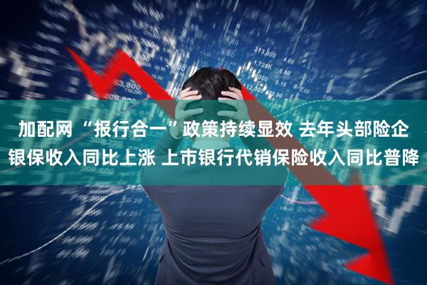 加配网 “报行合一”政策持续显效 去年头部险企银保收入同比上涨 上市银行代销保险收入同比普降